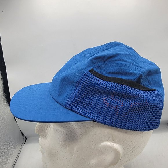 Fox Racing Sample Blue Athletic Hat Outdoors Casual Lightweight Comfort - Picture 2 of 10